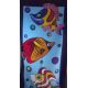 Полотенце пляжное "Fish" Турция 75х150