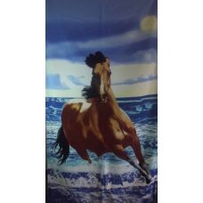Банное полотенце "HORSE&SEA" Турция 75х150