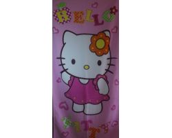 Полотенце пляжное "Hello Kitty" Турция 75х150