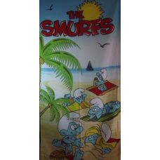 Банное полотенце "Smurfs" Турция 75х150