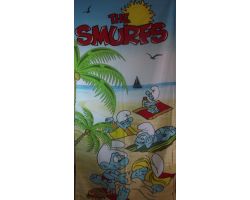 Полотенце пляжное "Smurfs" Турция 75х150