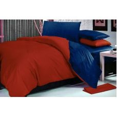 Постельное белье "Blue"& Red" классический синий с красным дуэте