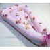 Эргономичный кокон гнездо Babynest "Пироженки"