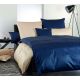 Постельное белье "Blue"& Beige" сатин, бежевый с синим