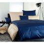 Постельное белье "Blue"& Beige" сатин, бежевый с синим