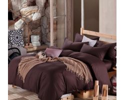 Постельное белье "Dark Brown" сатин