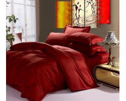 Постельное белье "Wine Red" сатин