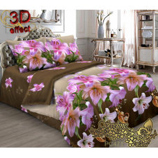 Постельное белье 3D "Лилия кулон"