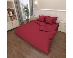 Постельное белье однотонное "Рубин" ранфорс Постельное белье однотонное "Рубин" ранфорс