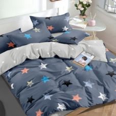 Постельное белье Satin "Калейдоскоп" двусторонний с компаньоном