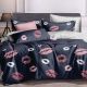 Постельное белье из сатина "KISS" двусторонний с компаньоном