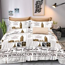 Постельное белье Satin "ТУРНЕ" двусторонний с компаньоном