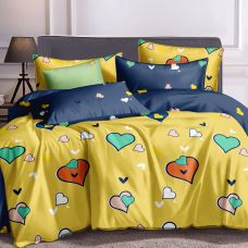 Постельное белье Satin "MULTI-LOVE" двусторонний с компаньоном