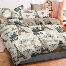 Постельное белье Satin "Романтика" двусторонний с компаньоном