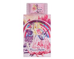 Постельное белье TAС Disney "BARBIE PRINCESS POPSTAR" Барби, ранфорс подростковый
