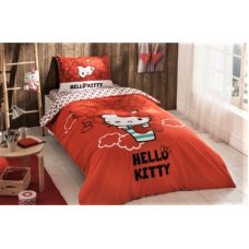 Постельное белье из ранфорса TAС Disney "HELLO KITTY BOW" Китти, подростковое
