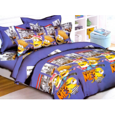 Постельное белье из ранфорса  "Миньоны" 