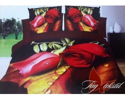 Постельное белье  3Д «Серия Амура2» CY17014 с ушками, на змейках