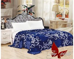 Замечательный мягкий плед "Blue&White" 160х220 и 220х200 см VLSF20