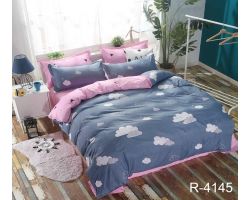 Постельное белье "Тучки" 4145 ранфорс с компаньоном