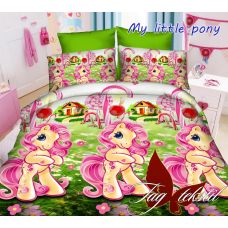 Постельное белье из ранфорса  "My little pony" 