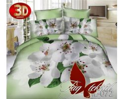 Постельное белье 3D "Салатовый рай"  