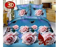 Постельное белье 3D "Розы3"  
