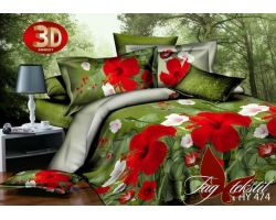 Постельное белье 3D "Китайская роза"  