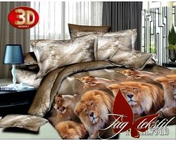 Постельное белье 3D "Львы"  