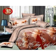 Постельное белье 3D "Сакура беж" 