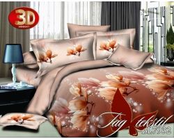 Постельное белье 3D "Сакура беж"  