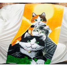 пляжное полотенце "Cats" Турция 75х150