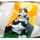Полотенце пляжное "Cats" Турция 75х150