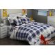 Постельное белье  "R2068 blue"  ранфорс