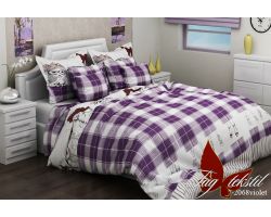 Постельное белье  "R2068 violet"  ранфорс