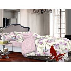 Постельное белье Satin "Mariya" S-160, двуcтороннее, светлый и темный