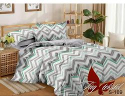 Постельное белье Satin "Royal zigzag" S-169 с компаньоном