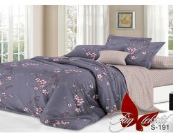 Постельное белье Satin "Sakura&cacao" S-191 с компаньоном