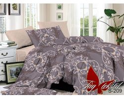 Постельное белье Satin "Cacao&Capuchino" S-209 с компаньоном