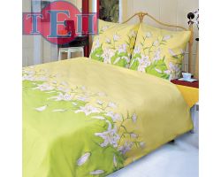 Постельное белье ТЕП 658 «Лилия зеленая» бязь