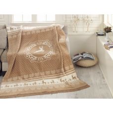 Плед  "MERINOS"  хлопок/акрил 150х200 Pamuklu Battaniye Dolly