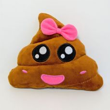 Мягкая игрушка смайл "Мисс какашка" серия Эмоджи